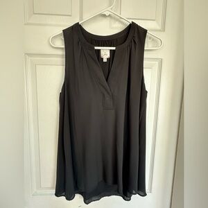 J.Crew x Hatch Collab Black Sleeveless V-Neck Maternity Blouse size S